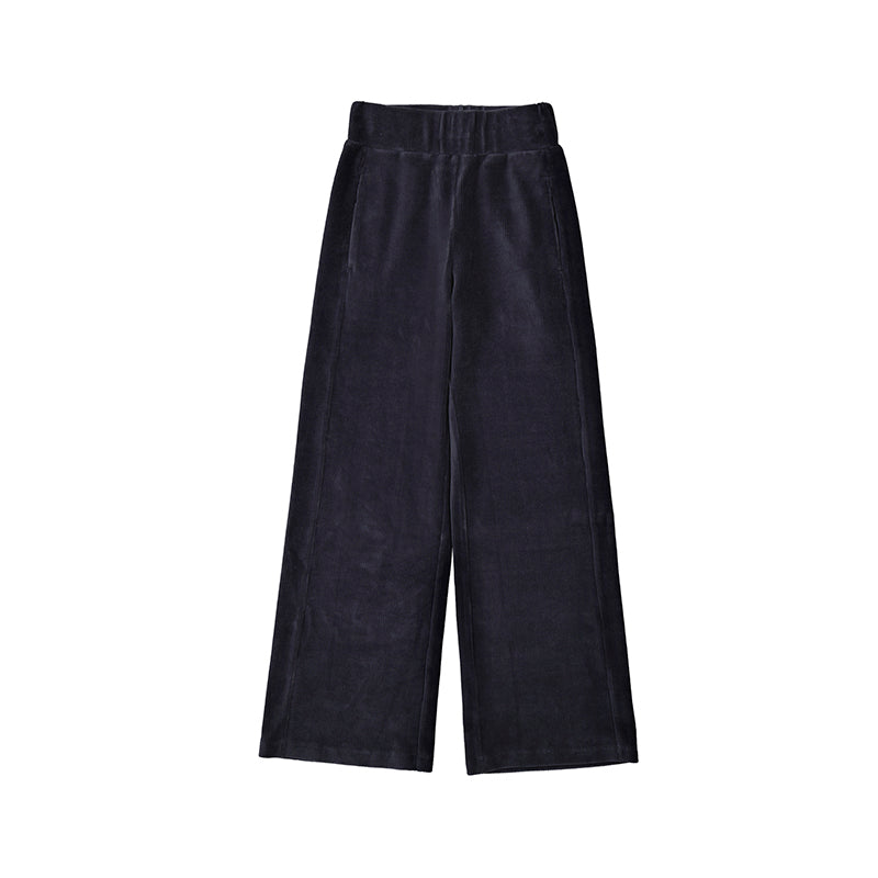Pantalon largo punto pana 7576 petroleo