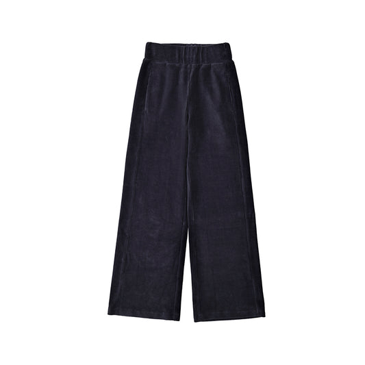 Pantalon largo punto pana 7576 petroleo