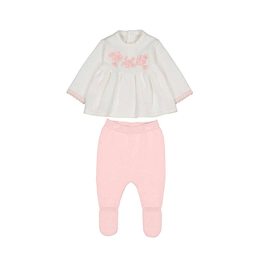 Conj. polaina tricot 2553 cuarzo