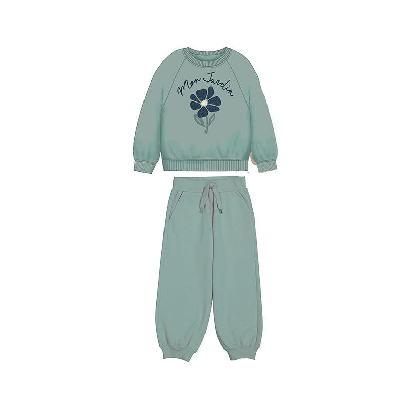 Chandal loose bordado 4893 salvia