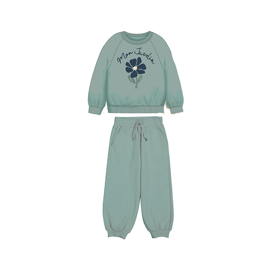 Chandal loose bordado 4893 salvia