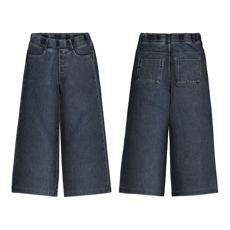 Pantalon largo knit denim 4501 superoscuro