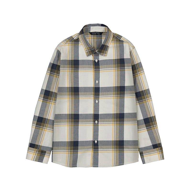 Camisa m/l cuadros 7107 marino