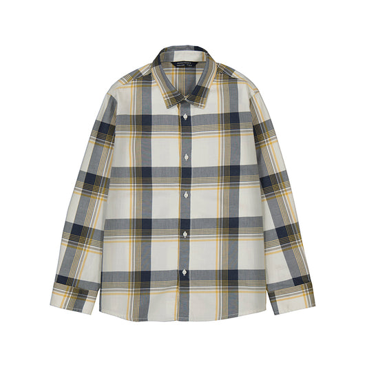 Camisa m/l cuadros 7107 marino