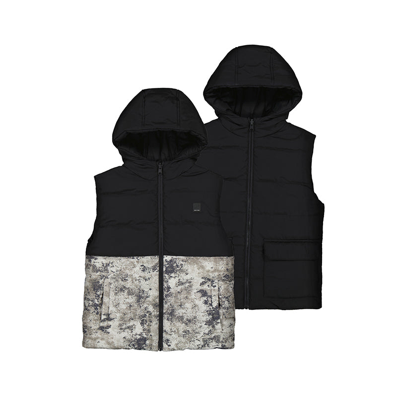 chaleco reversible 7306 negro