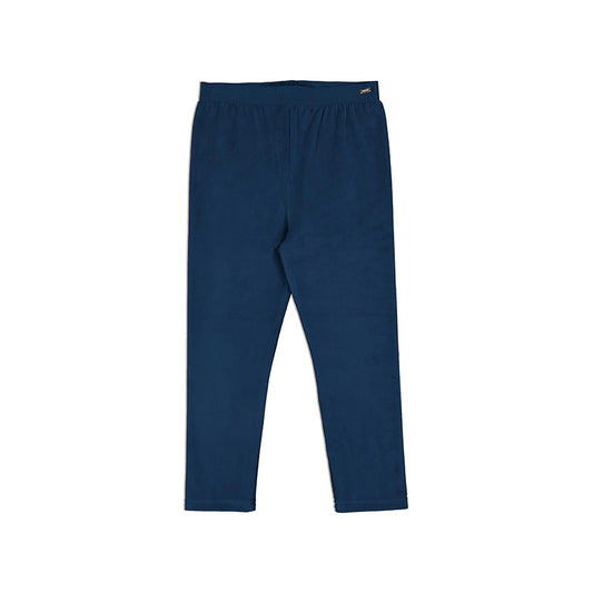 Leggins 712 terciopelo basico  marino