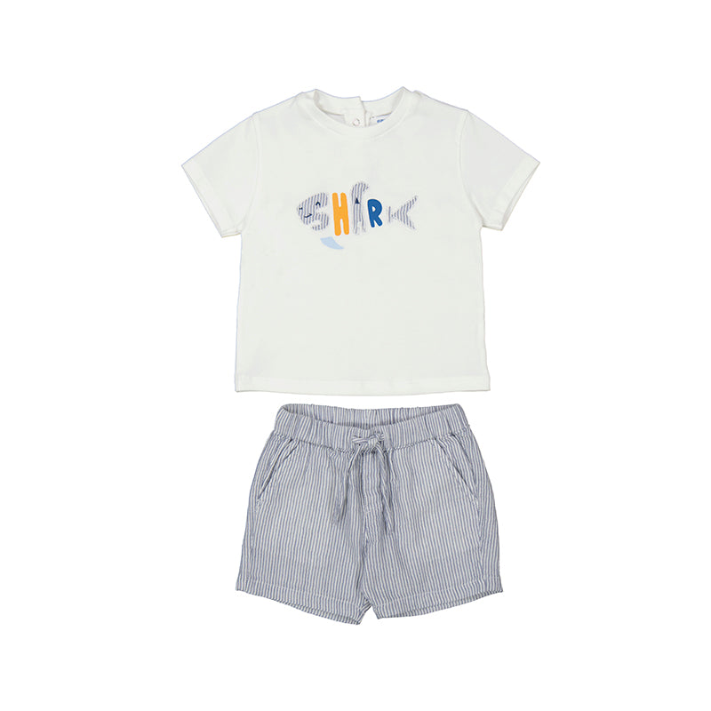 Set 1253 conjunto bermuda rayas