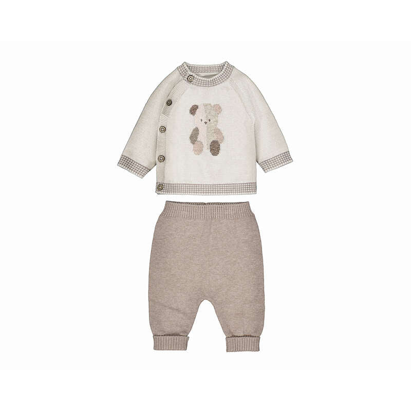 Conj. pantalon tricot 2523 Moca vig