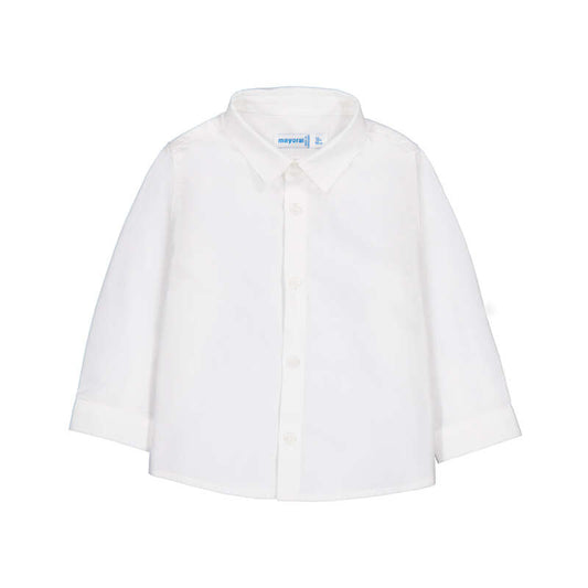 Camisa manga larga basica 124 blanca