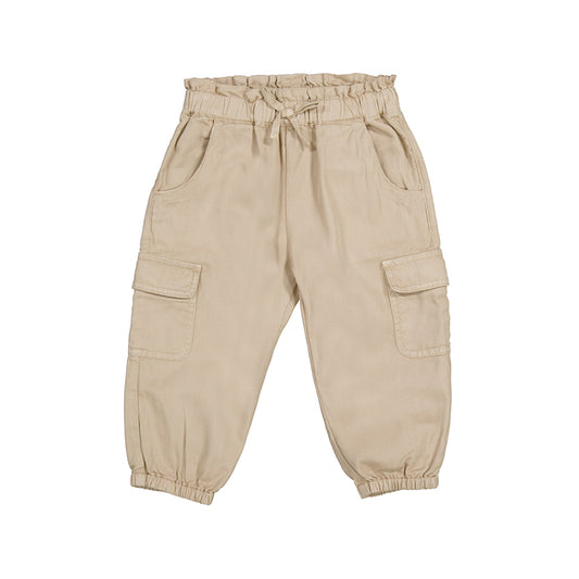 Pantalon largo cargo 1571 sepia