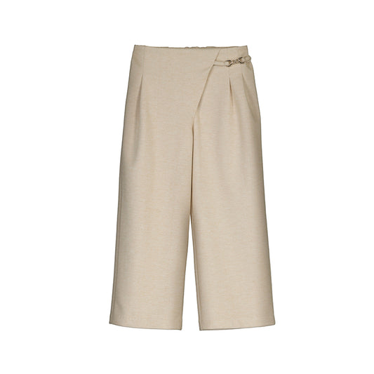 pantalon punto pinzas 4573 beige
