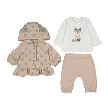 Cargar imagen en el visor de la galería, Chandal punto tricot 3 piezas 2608 cereal
