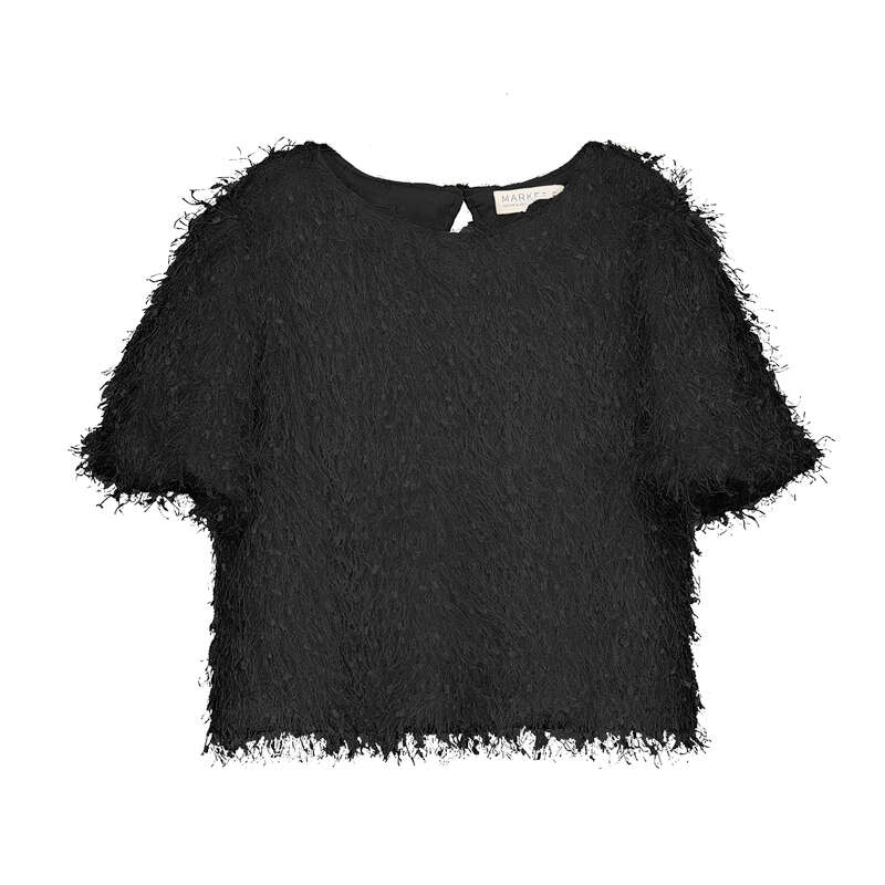 Top flecos 7067 Negro