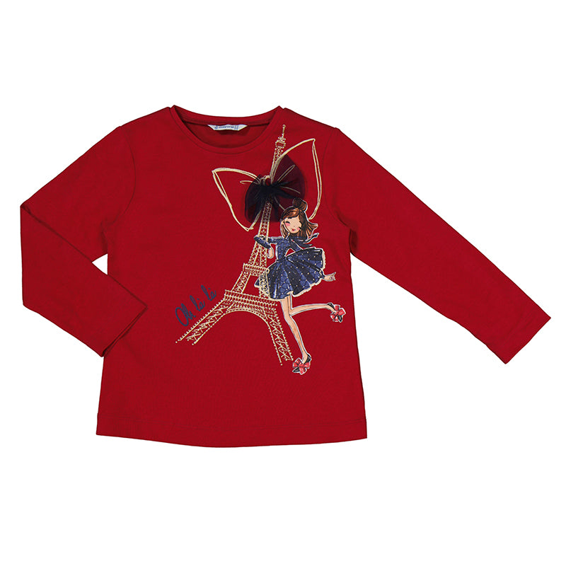 Camiseta 4063 guinda
