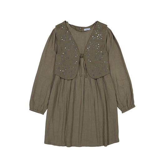 Vestido chaleco 7910 caza