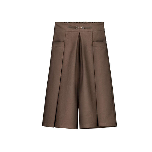Falda pantalon midi 4901 cafe