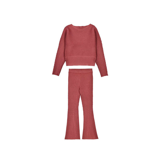 Conj. pantalon tricot canale 7530 teja