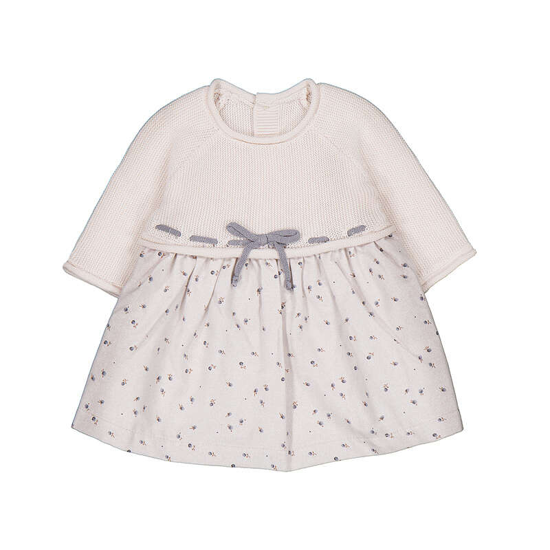 Vestido tricot combinado 2805 ceramica