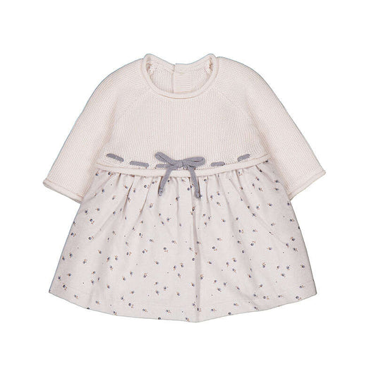 Vestido tricot combinado 2805 ceramica