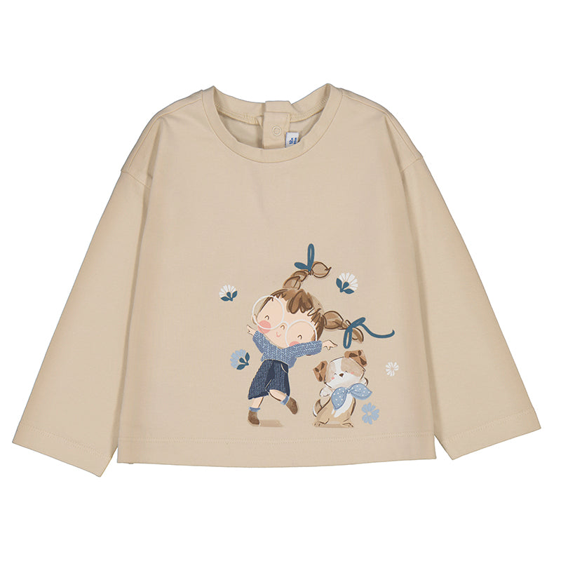 Camiseta m/l   2082 arena y Leg 2737 blue bell