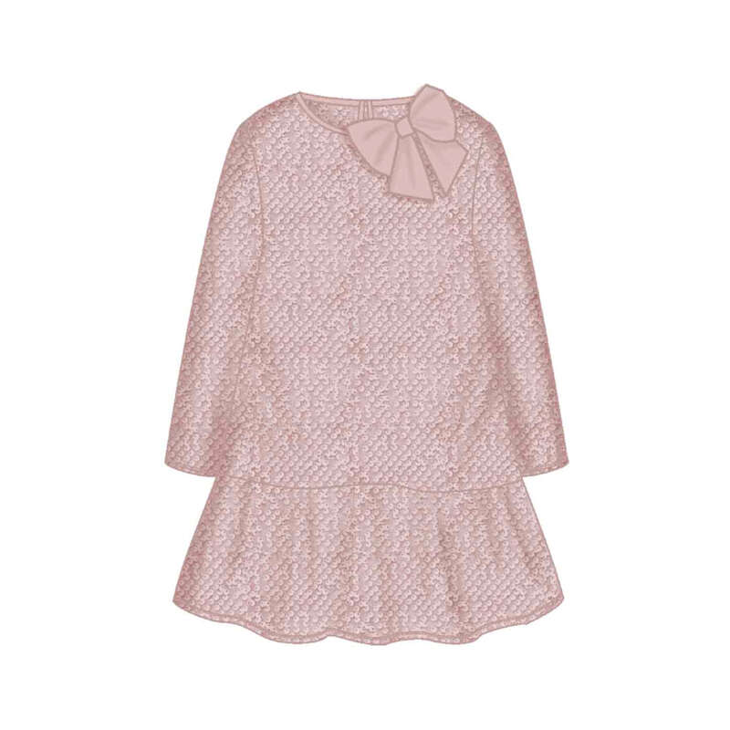 Vestido terciopelo lentejuelas 4931 cuarzo