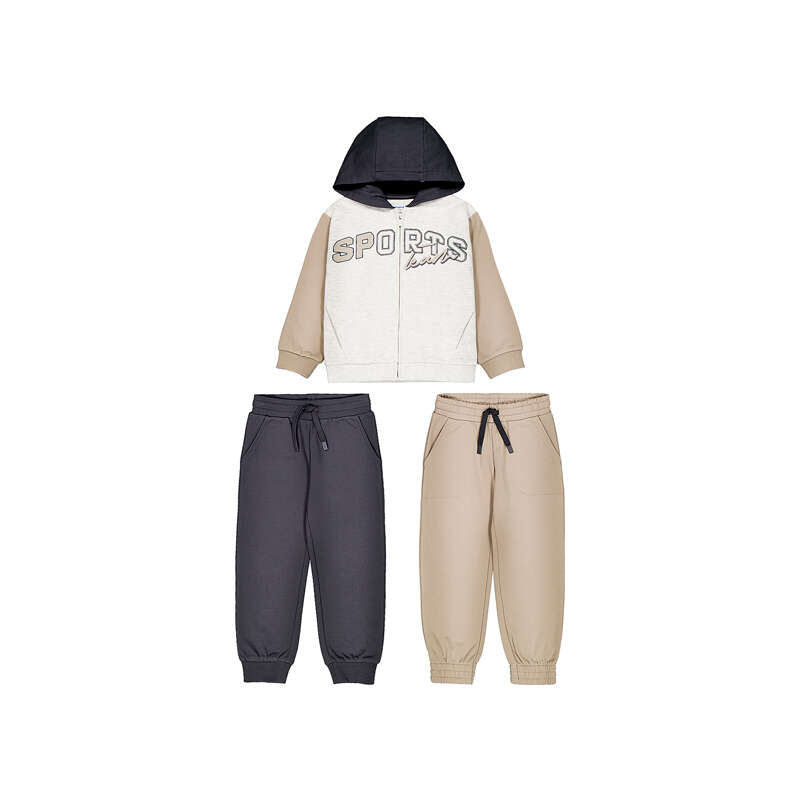Chandal felpa 2 pzas 907 avellana