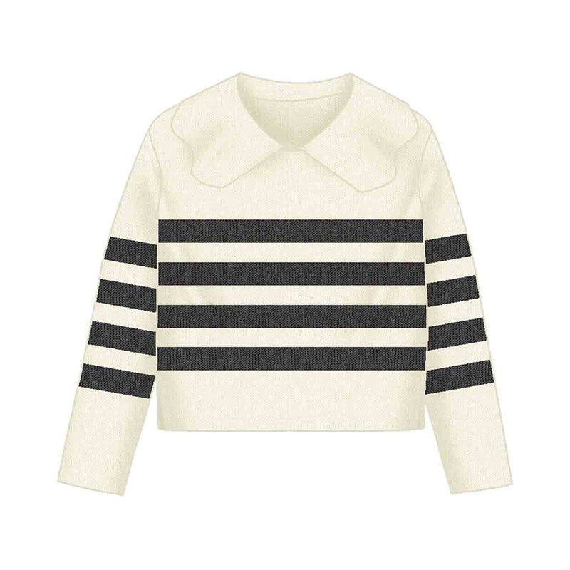 Jersey rayas cuello 4301 machiato