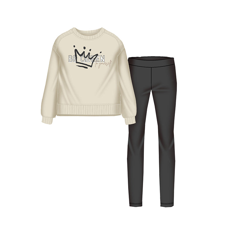 Conj. leggings pu 7759 negro