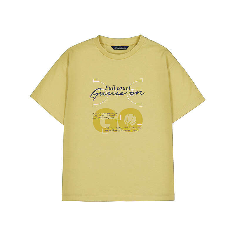 Camiseta m/c print 7040 Amarillo