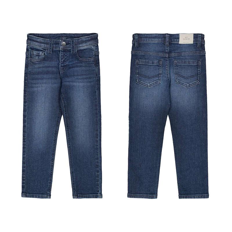 Pantalon basico tejano 504 oscuro