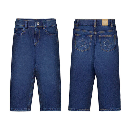Pantalon largo denim fantasia 4520 oscuro
