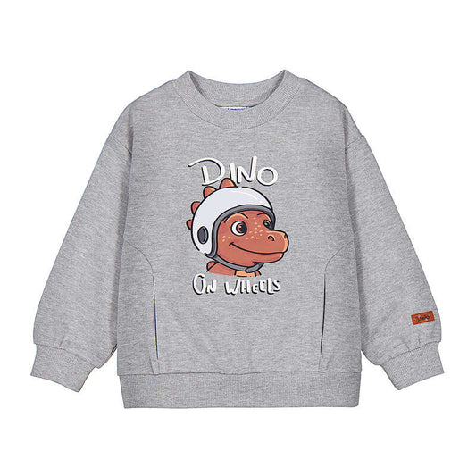 Pullover print 4454 niebla