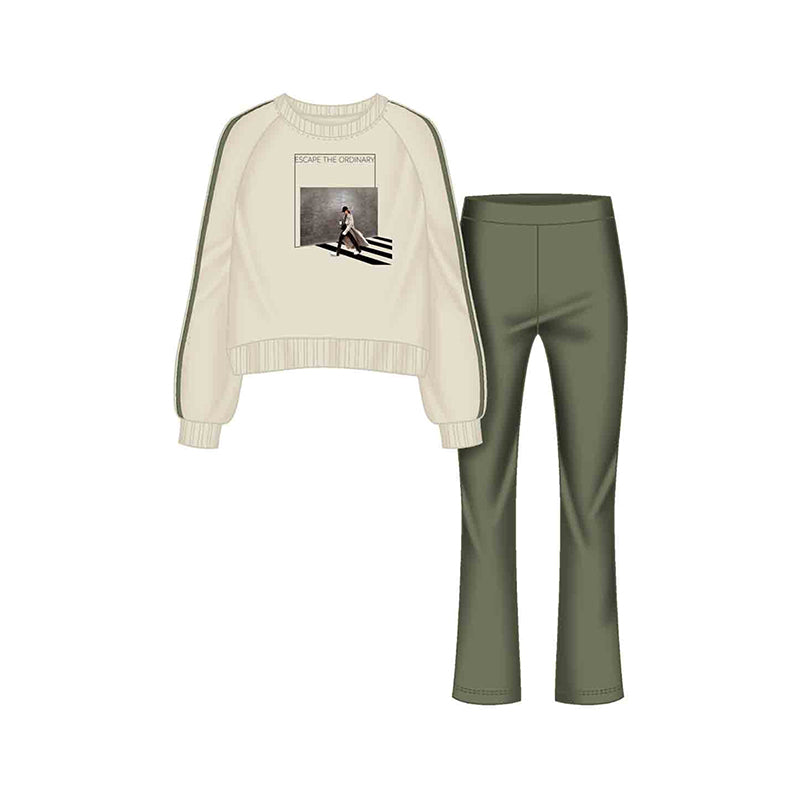 Conj. leggings flared 7760 caza