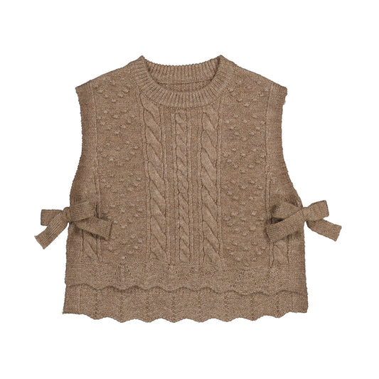 chaleco tricot 4314 topo mez