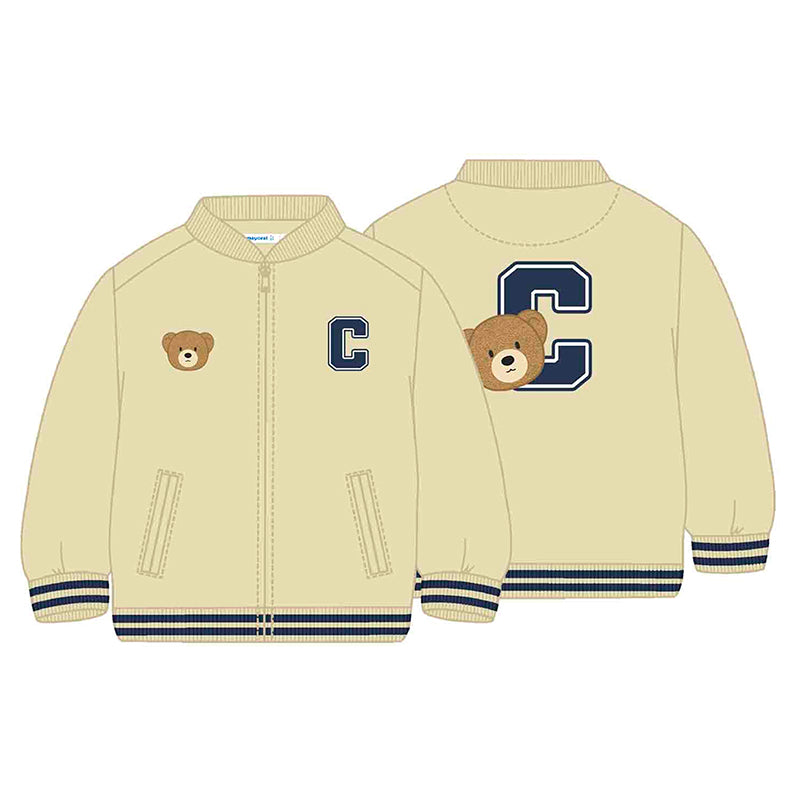 Chaqueta cierre oso 2426 latte