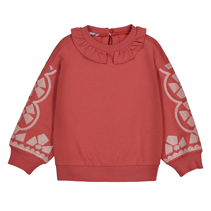 pullover cuello volante 4430 tandoori
