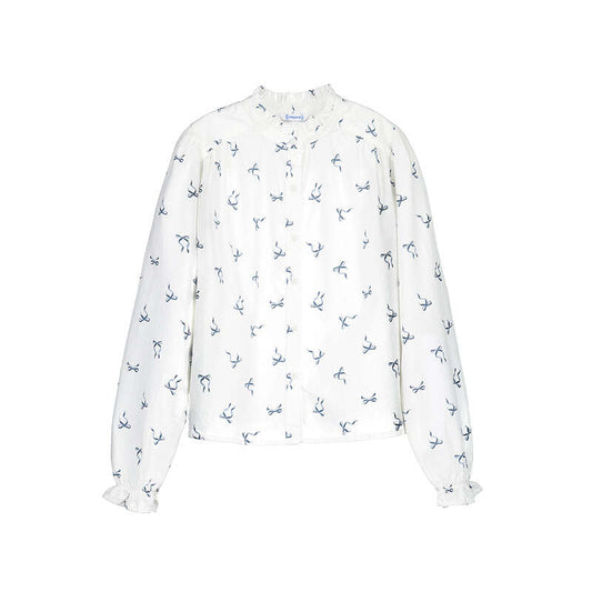 Blusa jacquard estampada 7118 nata