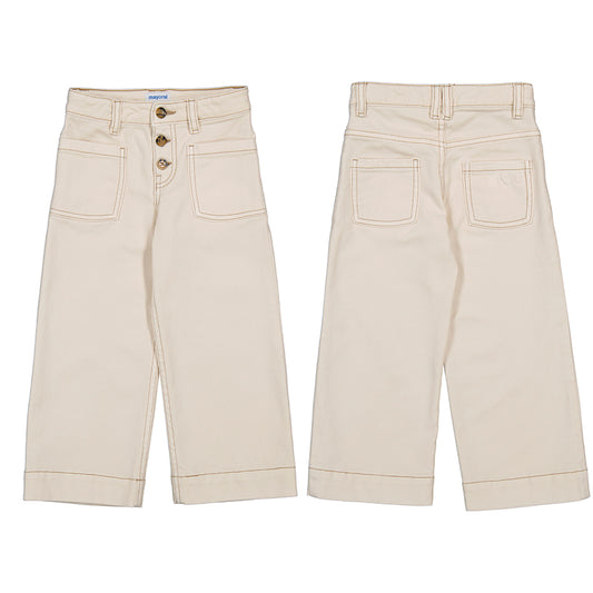 Pantalon sarga marine 4576 almendra