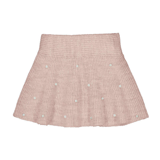 Falda tricot perlas 4907 cuarzo vig