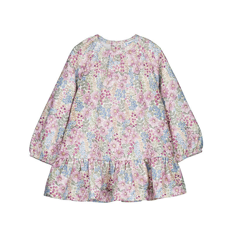 Vestido bambula 2940 malva