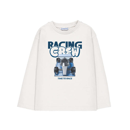 Camiseta m/l "racing" 4020 nata
