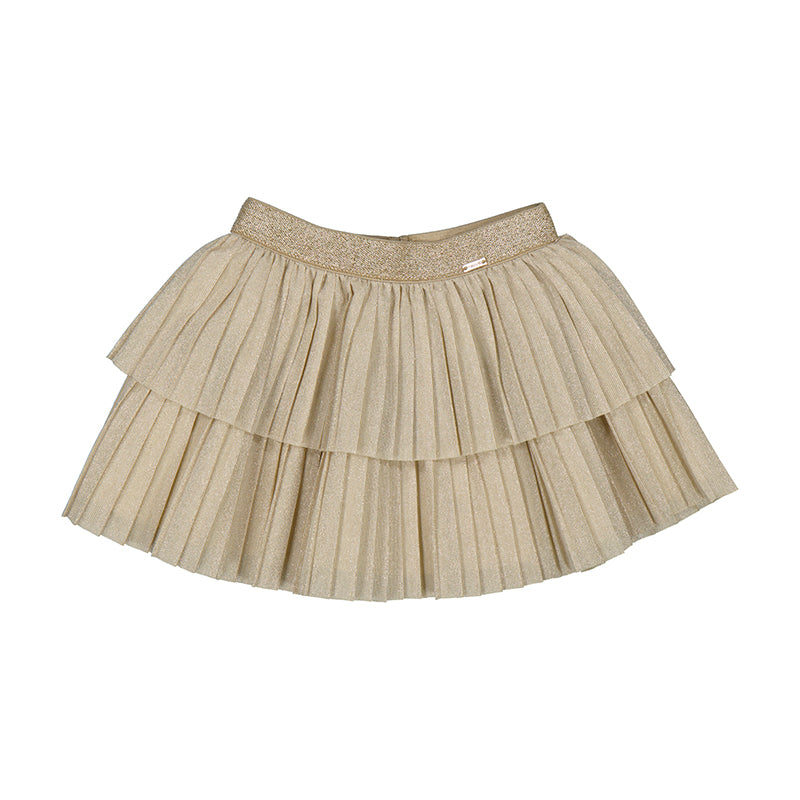 Falda plisada 2968 champange