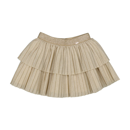 Falda plisada 2968 champange