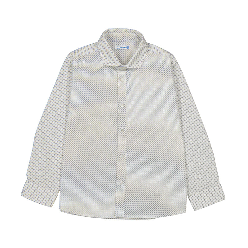 camisa estampada 4129 blanco