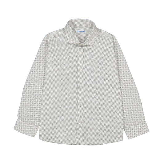 camisa estampada 4129 blanco