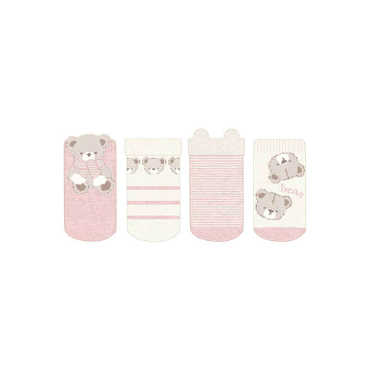 Set 4 calcetines 9112 Rosa b vig
