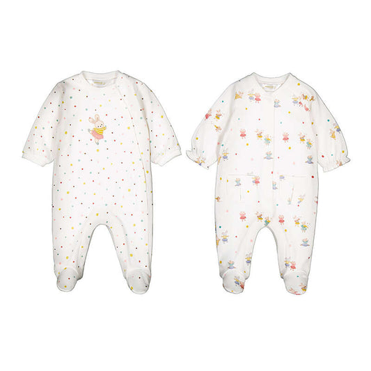 Set 2 peleles interlock 2751 Crudo