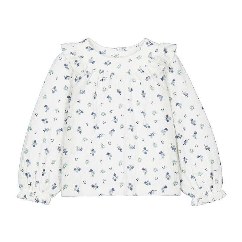 Blusa bambula estampada 4147 Crd-anis