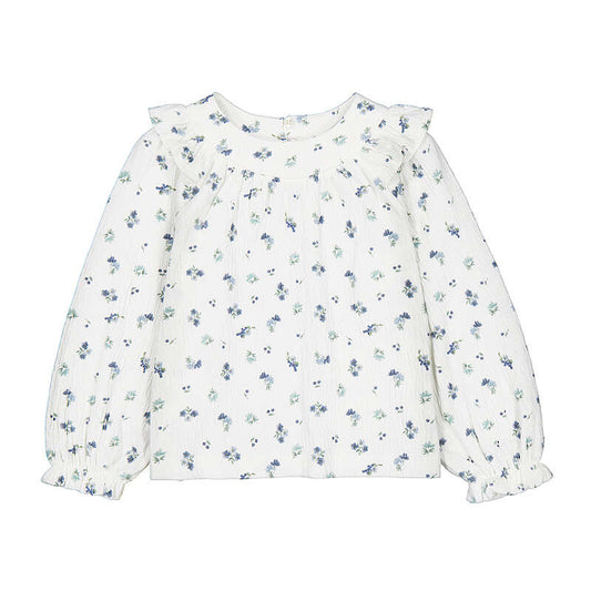 Blusa bambula estampada 4147 Crd-anis