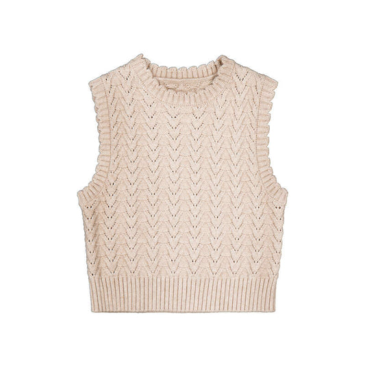 Chaleco tricot 4329 Hojaldre